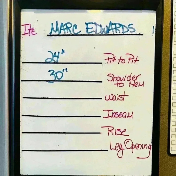 Marc Edwards XL 100% Silk white/cream slight windowpane pattern short sleeve but - Picture 12 of 12